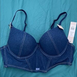 BCBGeneration Indigo Denim Bra